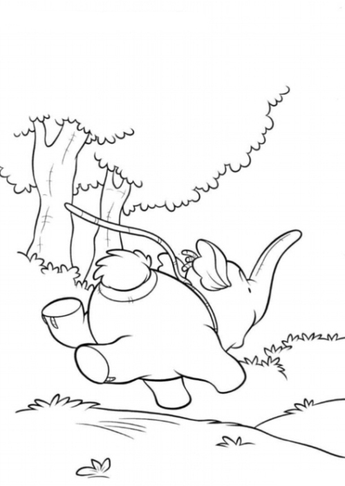 Ausmalbilder Heffalump – Ein neuer Freund fur Winnie Puuh gratis 3