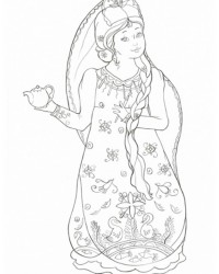 Kleider ¶ Malvorlagen zum Ausmalen